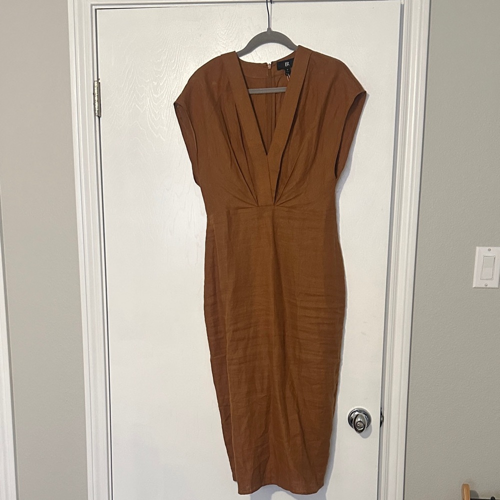 Banana Republic Rust Midi Dress